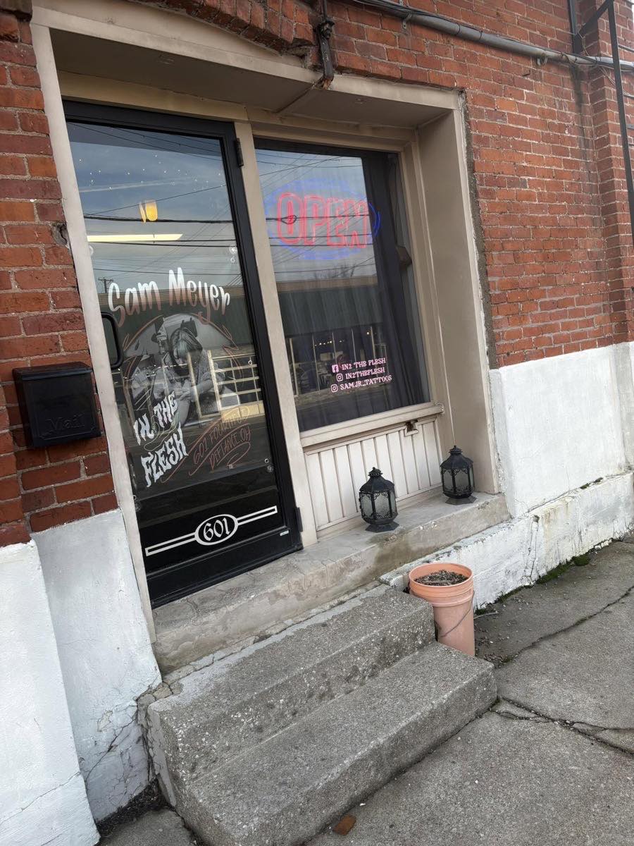 In2 The Flesh storefront at 601 Fourth Street, Defiance, Ohio